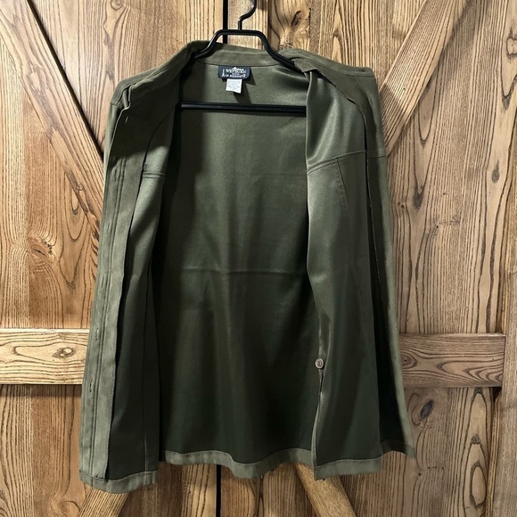 Vintage faux suede jacket - Picture 6 of 7